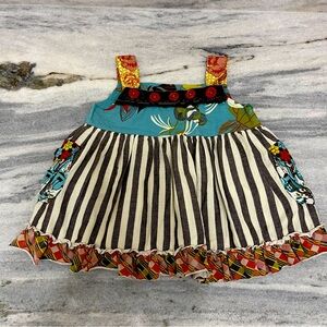 Matilda Jane Girl's Top You & Me Zephyr Knot 18 Months